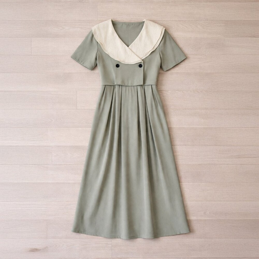 Women's Green and Khaki Suit